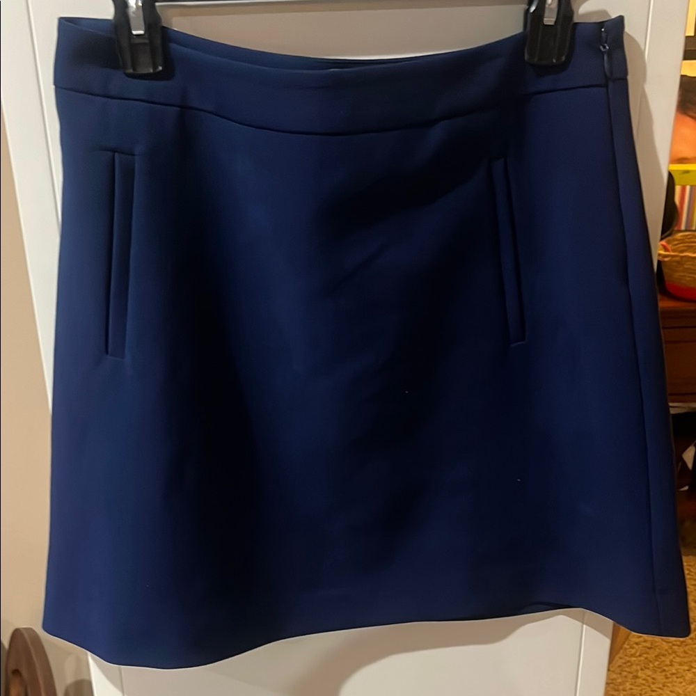 C. Wonder Blue A-Line Mini Skirt for Work